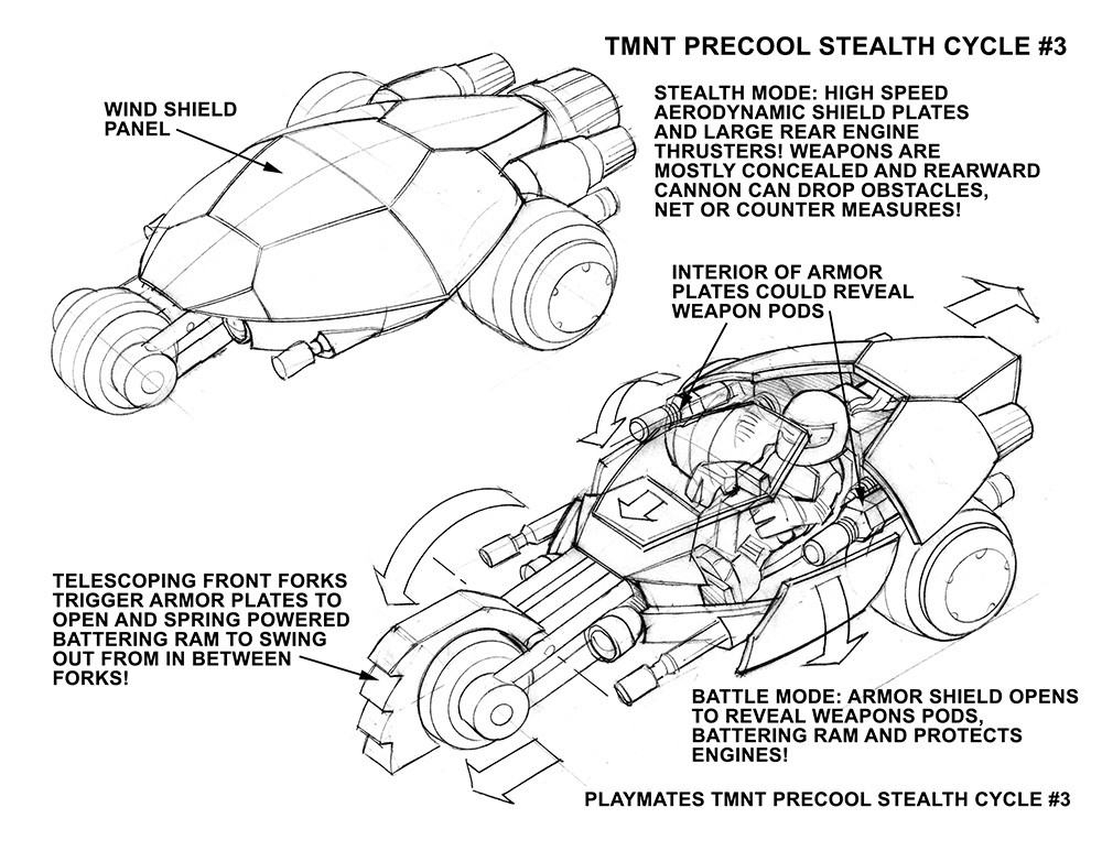 TMNT PreCool StealthCycle 3