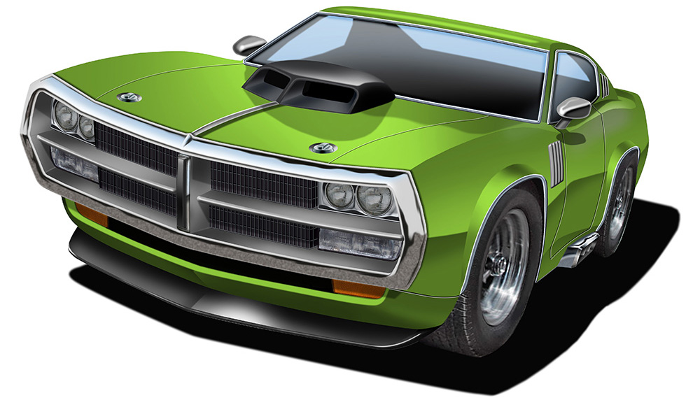 FF Muscle Car 1 lime green